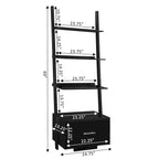 Convenience Concepts American Heritage Ladder Bookshelf with File Drawer
