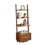 Convenience Concepts American Heritage Ladder Bookshelf with File Drawer