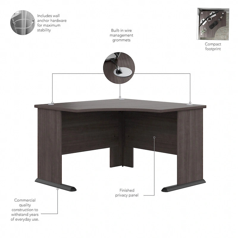 Studio A 48W Corner Computer Desk by Bush Business Furniture