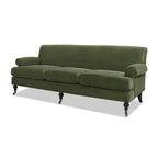 Alana Lawson 88 Inch Living Room Sofa  Three Cushion Couch with Rolled Arms and Tight Back  Minimal Assembly Required