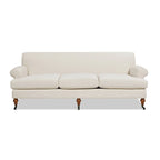Alana Lawson 88 Inch Living Room Sofa  Three Cushion Couch with Rolled Arms and Tight Back  Minimal Assembly Required