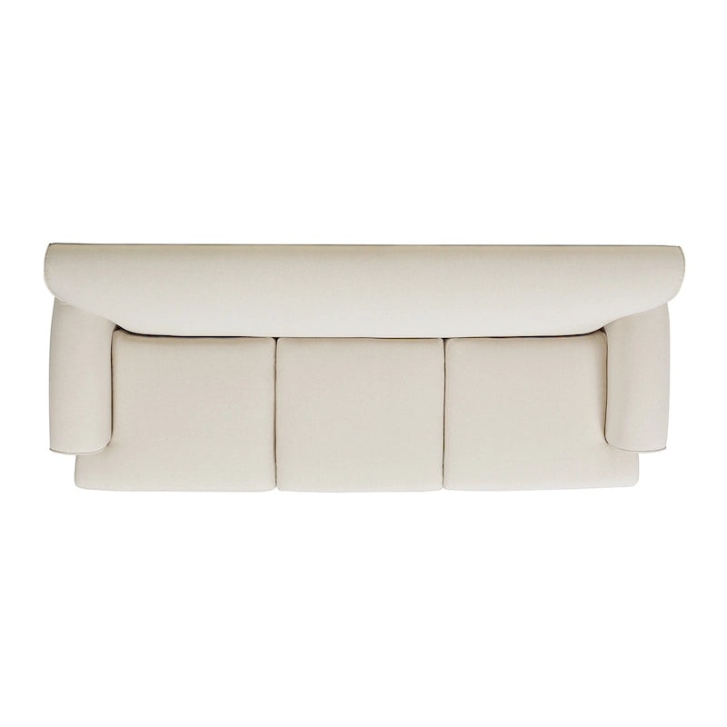 Alana Lawson 88 Inch Living Room Sofa  Three Cushion Couch with Rolled Arms and Tight Back  Minimal Assembly Required