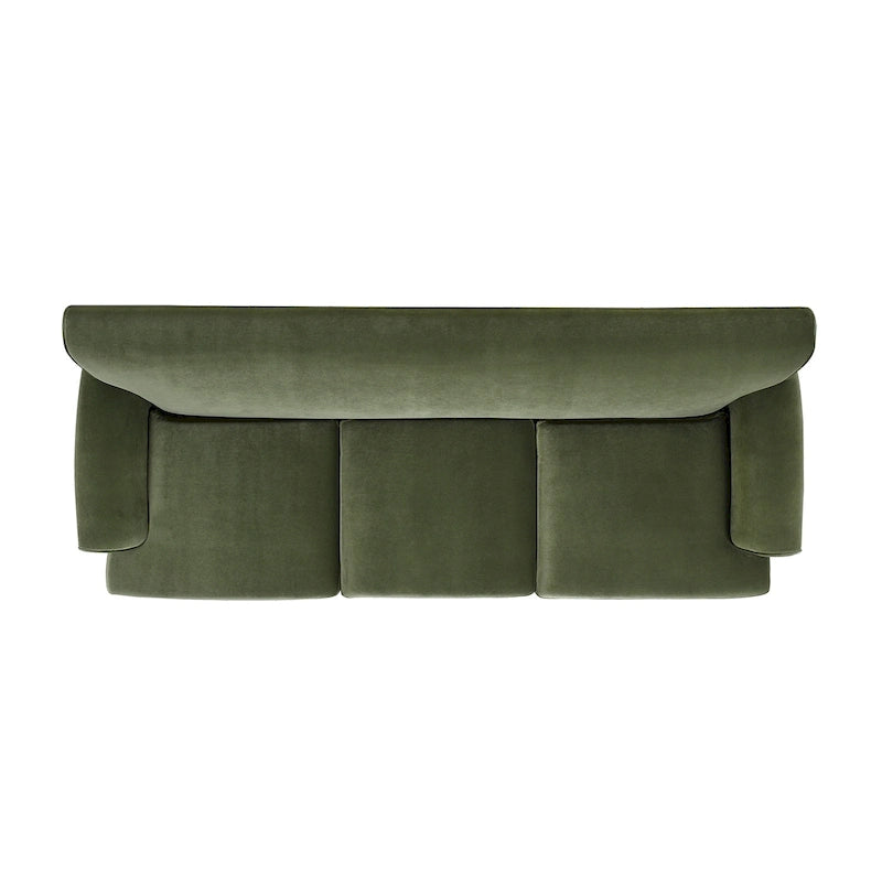 Alana Lawson 88 Inch Living Room Sofa  Three Cushion Couch with Rolled Arms and Tight Back  Minimal Assembly Required