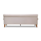 Alana Lawson 88 Inch Living Room Sofa  Three Cushion Couch with Rolled Arms and Tight Back  Minimal Assembly Required