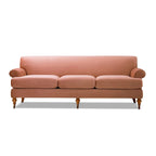 Alana Lawson 88 Inch Living Room Sofa  Three Cushion Couch with Rolled Arms and Tight Back  Minimal Assembly Required