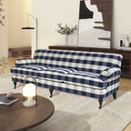 Alana Lawson 88 Inch Living Room Sofa  Three Cushion Couch with Rolled Arms and Tight Back  Minimal Assembly Required
