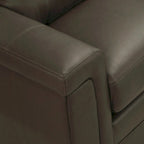 Porsche Top-grain Italian Leather Sectional Sofa - 36.5 x 116 x 37