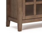 WYNDENHALL Normandy SOLID WOOD 60 inch Wide Transitional TV Media Stand For TVs up to 65 inches - 60 x 16.5 x 24