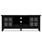 WYNDENHALL Normandy SOLID WOOD 60 inch Wide Transitional TV Media Stand For TVs up to 65 inches - 60 x 16.5 x 24