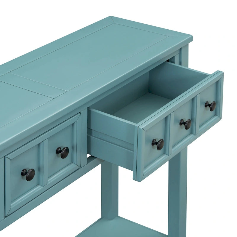Rustic Entryway Console Table