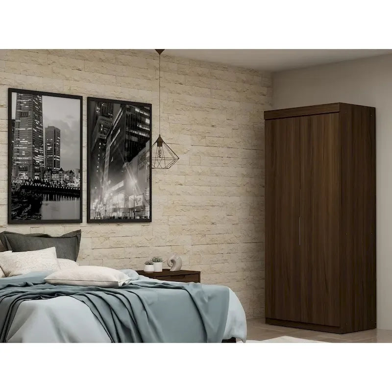 Mulberry 2.0 Modern Sectional Wardrobe Closet – 4 Cubbies, 2 Drawers, Soft-Close