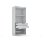 Mulberry 2.0 Modern Sectional Wardrobe Closet – 4 Cubbies, 2 Drawers, Soft-Close