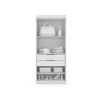 Mulberry 2.0 Modern Sectional Wardrobe Closet – 4 Cubbies, 2 Drawers, Soft-Close