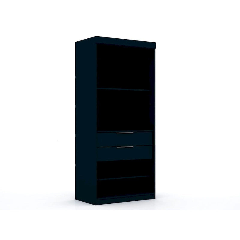 Mulberry 2.0 Modern Sectional Wardrobe Closet – 4 Cubbies, 2 Drawers, Soft-Close