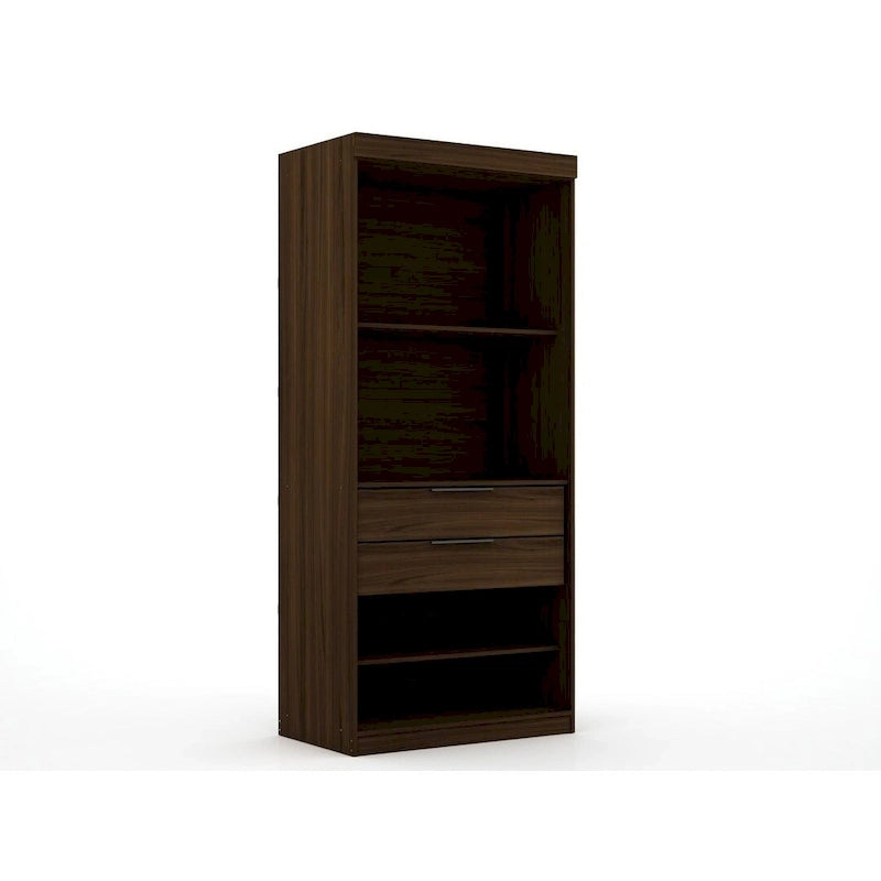 Mulberry 2.0 Modern Sectional Wardrobe Closet – 4 Cubbies, 2 Drawers, Soft-Close
