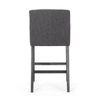 Armga Fabric and Rubberwood 30.5 inch Barstools (Set of 2) by Christopher Knight Home