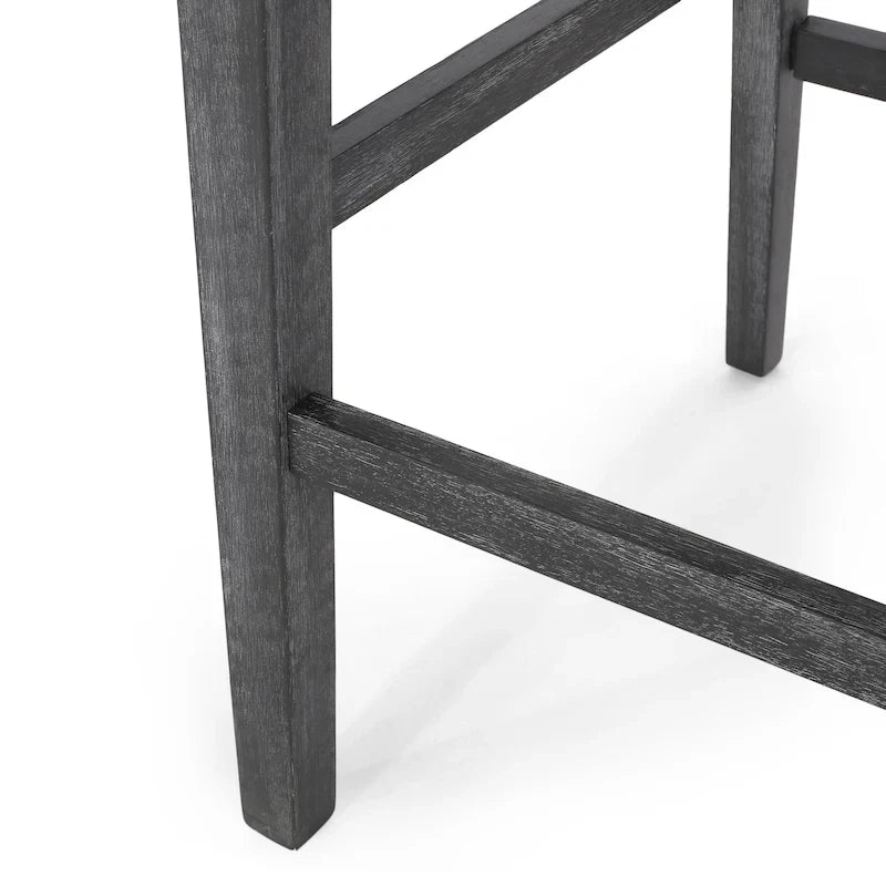 Armga Fabric and Rubberwood 30.5 inch Barstools (Set of 2) by Christopher Knight Home