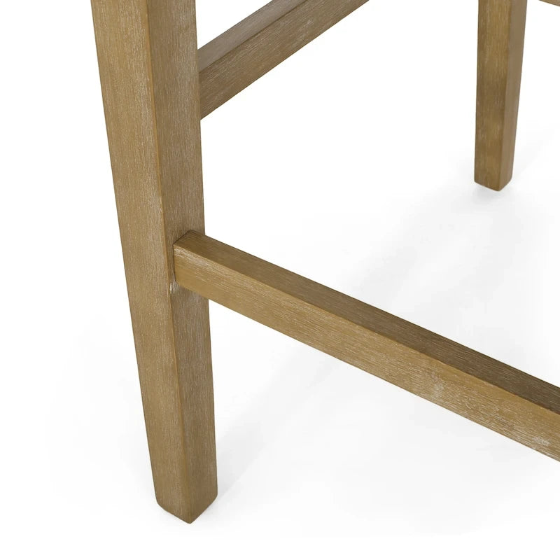 Armga Fabric and Rubberwood 30.5 inch Barstools (Set of 2) by Christopher Knight Home