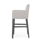 Armga Fabric and Rubberwood 30.5 inch Barstools (Set of 2) by Christopher Knight Home