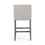 Armga Fabric and Rubberwood 30.5 inch Barstools (Set of 2) by Christopher Knight Home