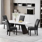 Pertica Patterned Upholstered Dining Chairs (Set of 4) by Christopher Knight Home