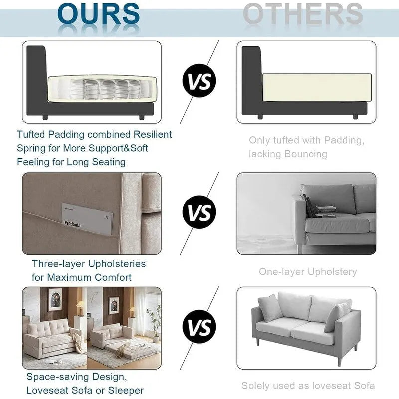 VINGLI Loveseat Sleeper