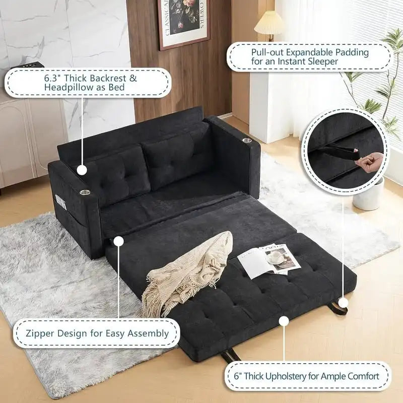 VINGLI Loveseat Sleeper