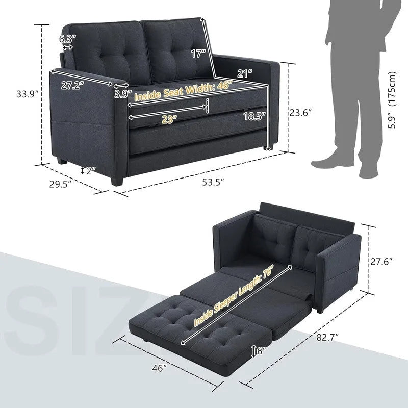 VINGLI Loveseat Sleeper