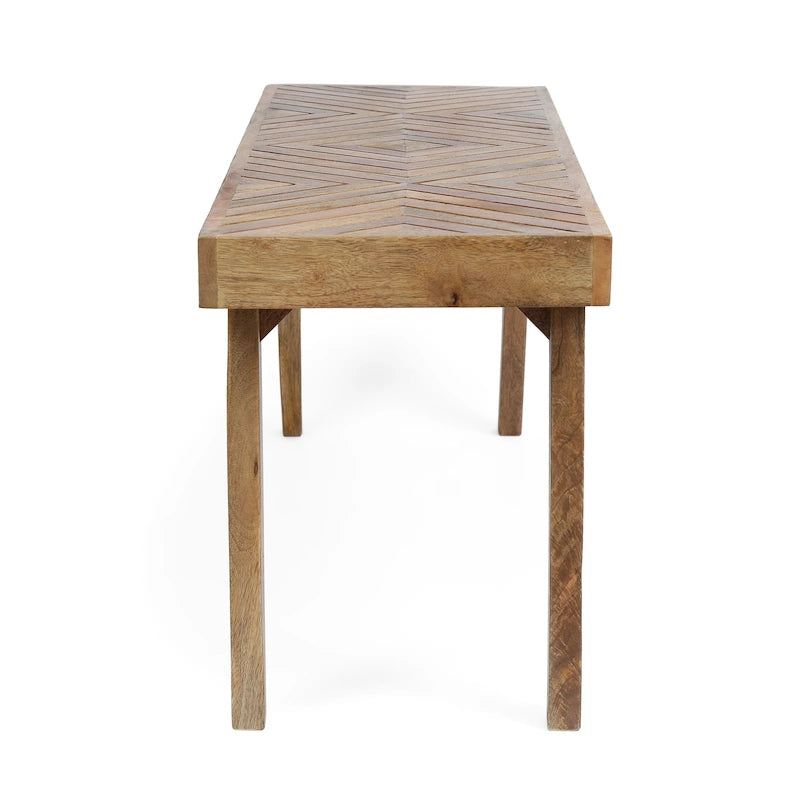 Fircrest Indoor Mango Wood Handcrafted Bench by Christopher Knight Home