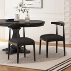 Cortina Fabric and Rubberwood Dining Chairs (Set of 2) by Christopher Knight Home