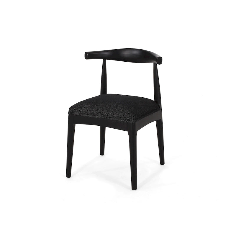 Cortina Fabric and Rubberwood Dining Chairs (Set of 2) by Christopher Knight Home