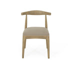 Cortina Fabric and Rubberwood Dining Chairs (Set of 2) by Christopher Knight Home