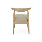 Cortina Fabric and Rubberwood Dining Chairs (Set of 2) by Christopher Knight Home