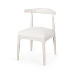 Cortina Fabric and Rubberwood Dining Chairs (Set of 2) by Christopher Knight Home