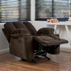 Christopher Knight Home Gannon Fabric Reclining Glider Club Chair