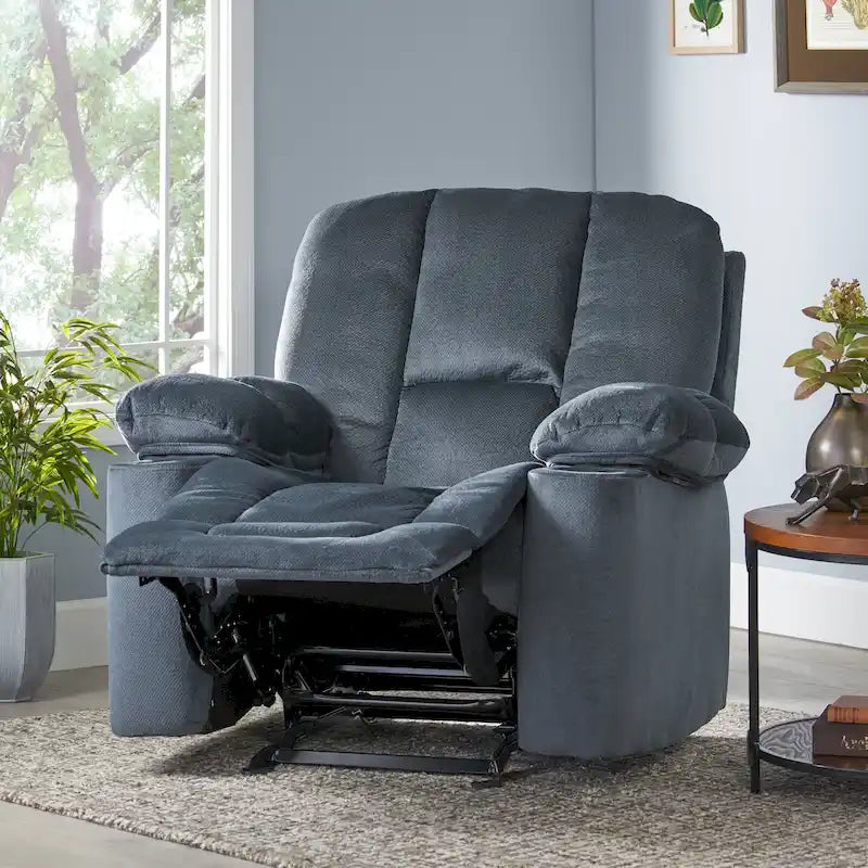Christopher Knight Home Gannon Fabric Reclining Glider Club Chair