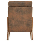 39.37 W High-Back Dual-Use Upholstered Rocking Chair/Accent Chair