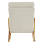 39.37 W High-Back Dual-Use Upholstered Rocking Chair/Accent Chair