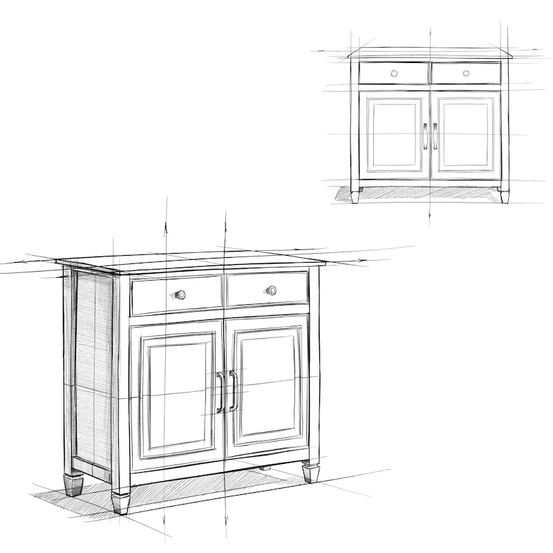 WYNDENHALL Hampshire 40 Wide Solid Wood Traditional Entryway Storage Cabinet - 40w x 15d x 36 h