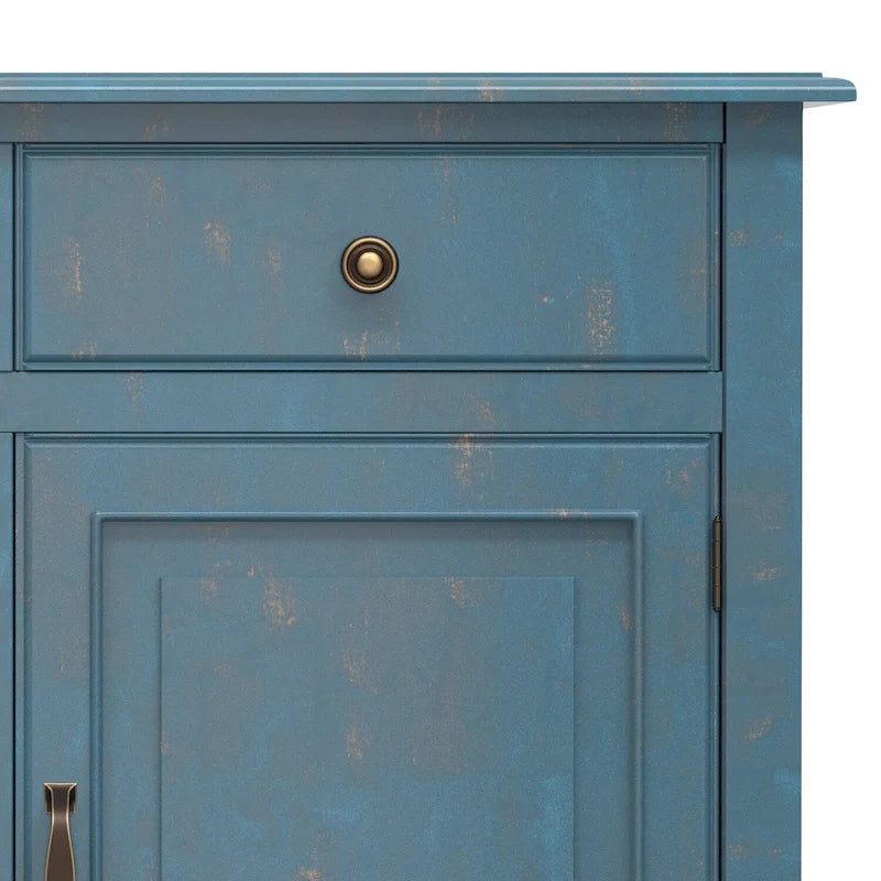 WYNDENHALL Hampshire 40 Wide Solid Wood Traditional Entryway Storage Cabinet - 40w x 15d x 36 h