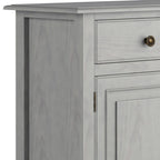WYNDENHALL Hampshire 40 Wide Solid Wood Traditional Entryway Storage Cabinet - 40w x 15d x 36 h