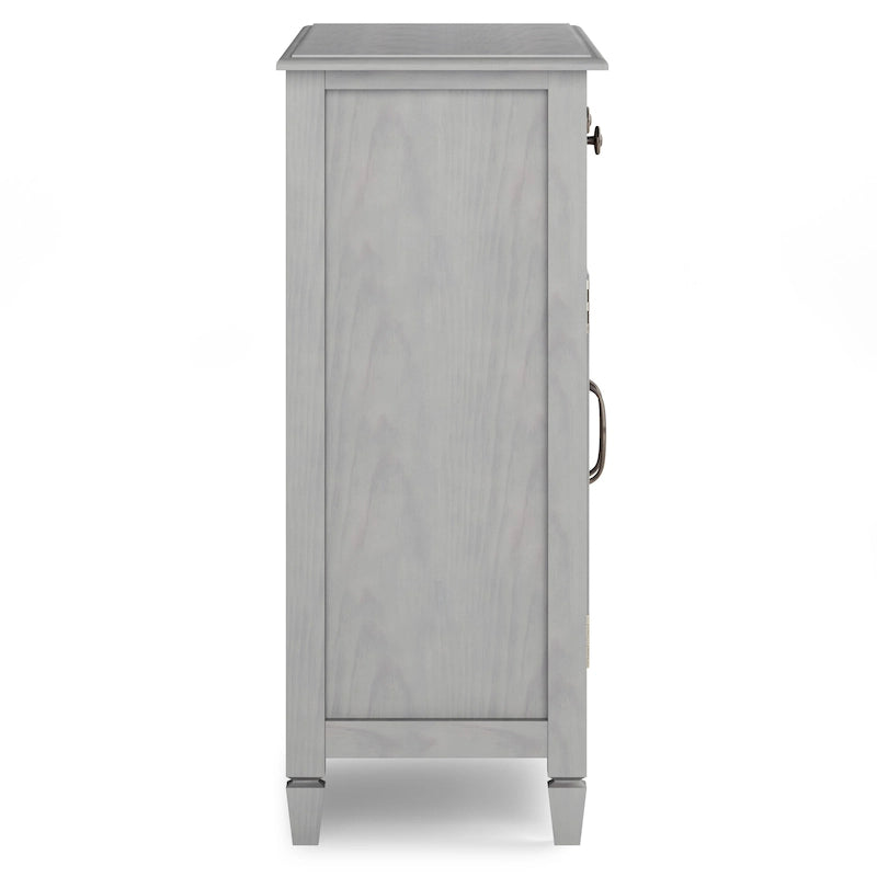 WYNDENHALL Hampshire 40 Wide Solid Wood Traditional Entryway Storage Cabinet - 40w x 15d x 36 h