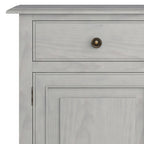 WYNDENHALL Hampshire 40 Wide Solid Wood Traditional Entryway Storage Cabinet - 40w x 15d x 36 h