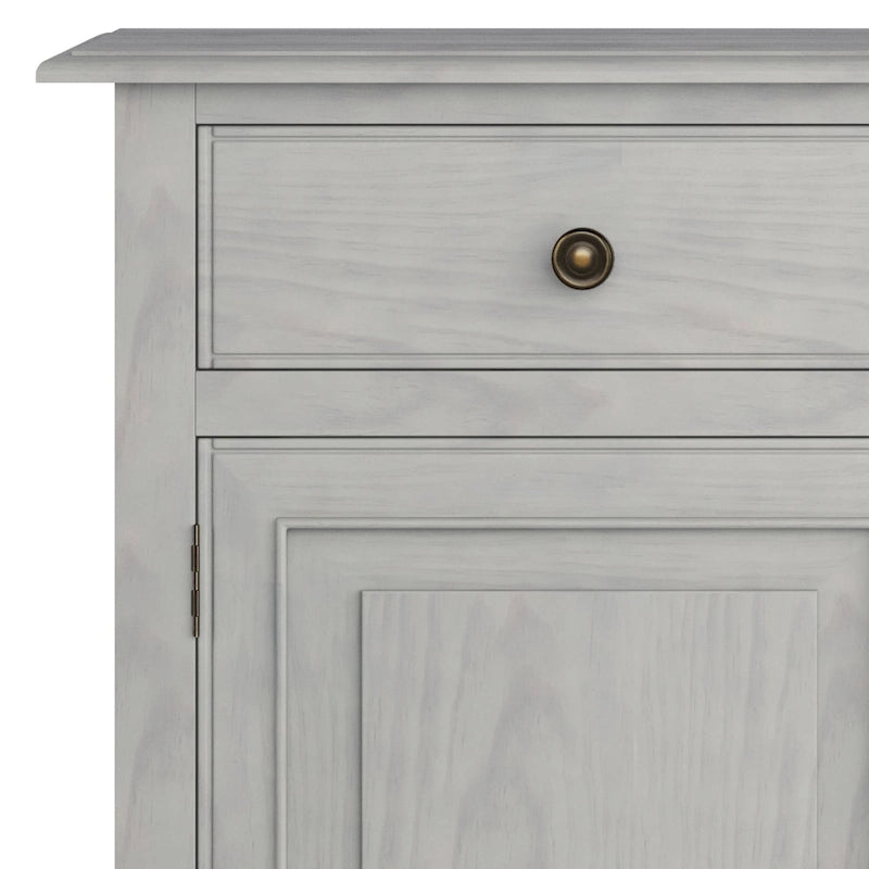 WYNDENHALL Hampshire 40 Wide Solid Wood Traditional Entryway Storage Cabinet - 40w x 15d x 36 h