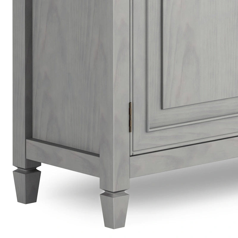 WYNDENHALL Hampshire 40 Wide Solid Wood Traditional Entryway Storage Cabinet - 40w x 15d x 36 h