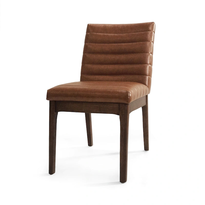 Lancer Channel Stitch Upholstered Dining Chairs (Set of 6) by Christopher Knight Home