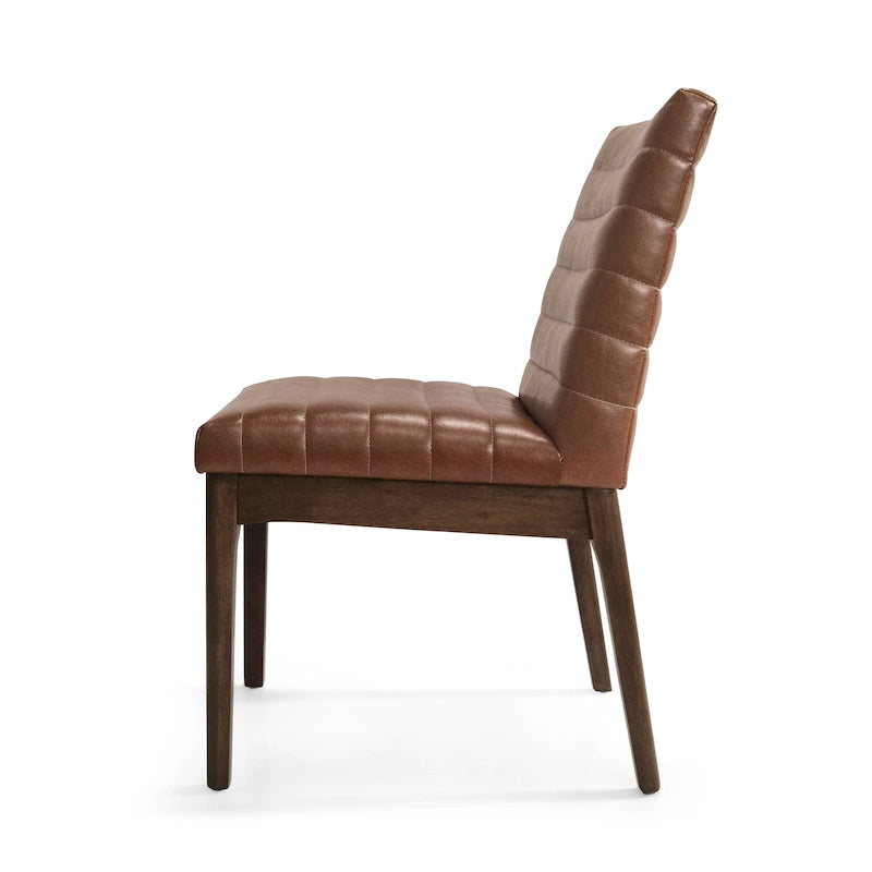 Lancer Channel Stitch Upholstered Dining Chairs (Set of 6) by Christopher Knight Home