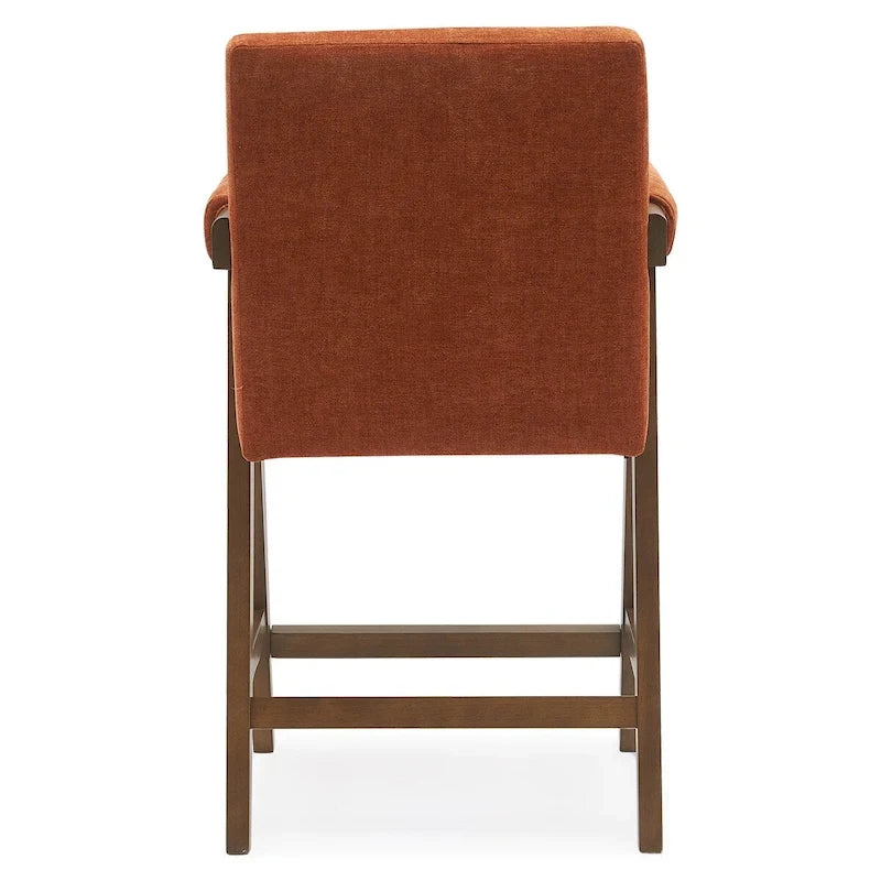 Contemporary Upholstered Counter Height Stools Single