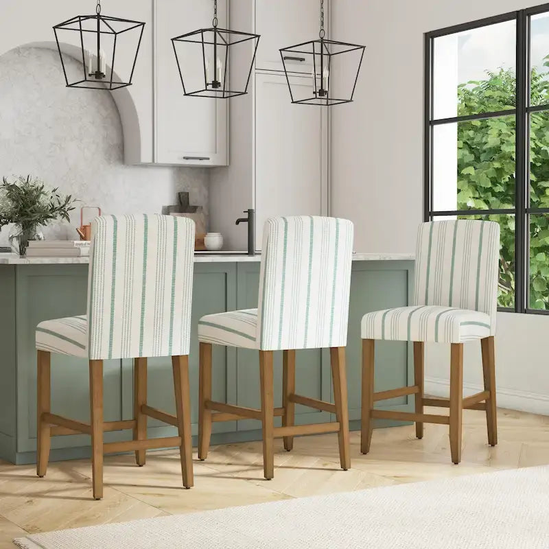 HomePop Curved Back 24 Counter Stool - 24 inches