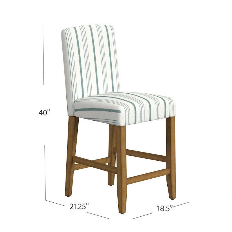 HomePop Curved Back 24 Counter Stool - 24 inches